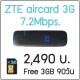 ZTE aircard 3G 7.2 Mbps