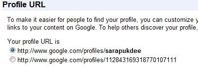 profile URL profile URL
