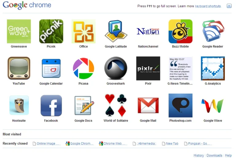 Google-Chrome-new-tab-web-app