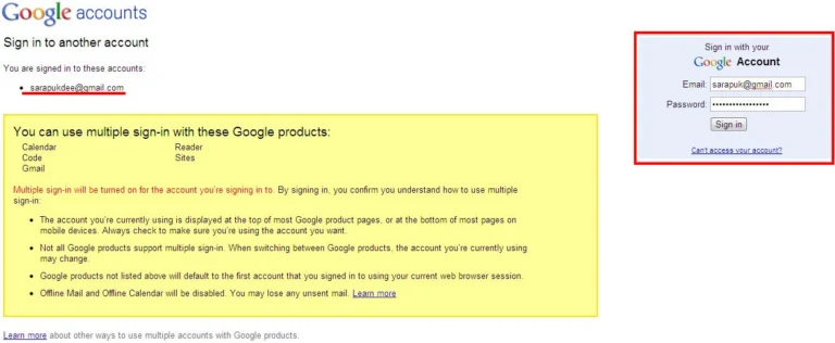 Google-account-multiple
