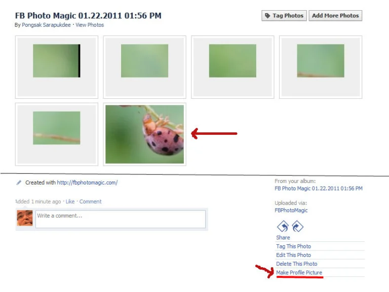 facebook profile