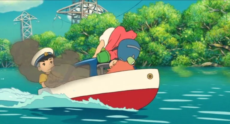 Ponyo-boat-big-size-stop
