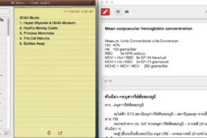 Notes and Google Keep