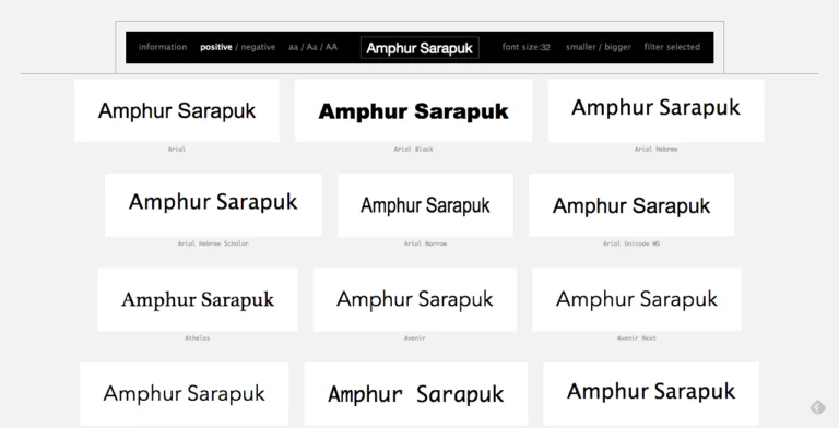 Wordmark.it เว็บเลือกฟอนต์ที่ชอบ