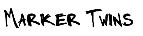 Marker Twins Font