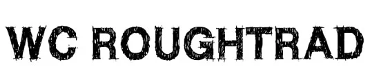 WC RoughTrad Bta Font