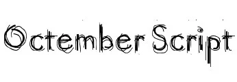 Octember Script Font