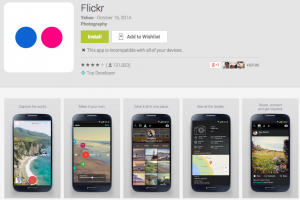 Flickr for Android ดาวน์โหลดไปใช้งานกัน