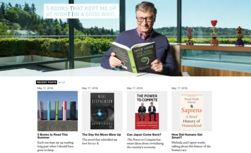 Book reviews by Bill Gates