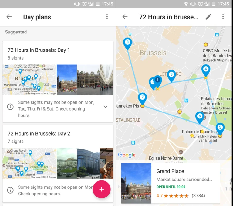 Google Trips - Travel Planner