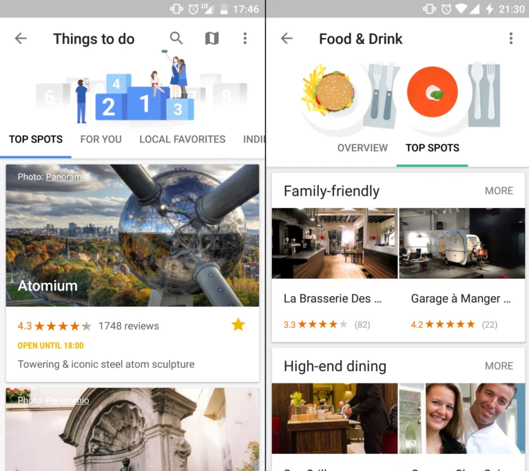 Google Trips - Travel Planner