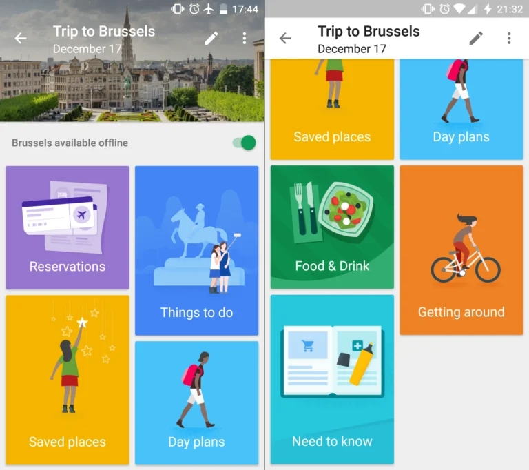 Google Trips - Travel Planner
