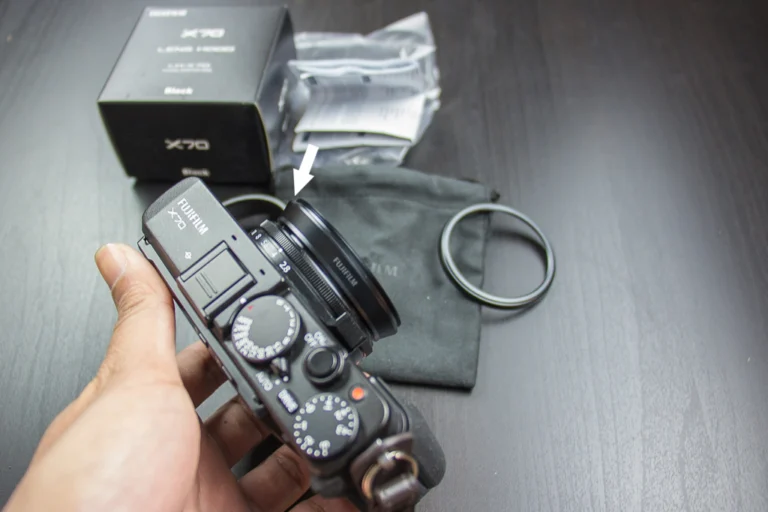 หมุนตัว Adapter ring เข้าไปแทน