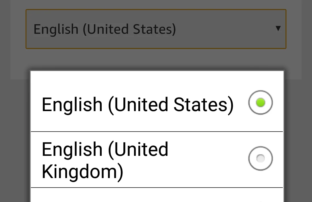Alexa language setting