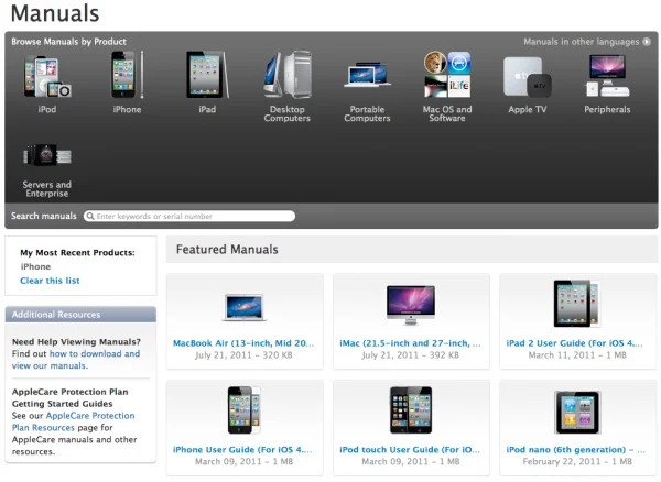 Apple-Support-Manuals